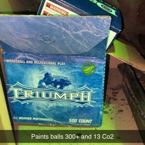 Triumph Paintballs 500 Count Box